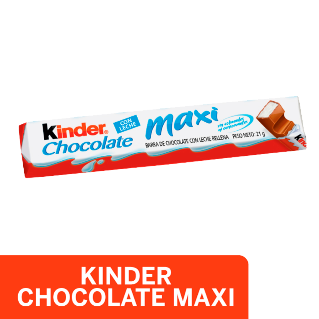 Barra de Chocolate Kinder Maxi 21 Gr