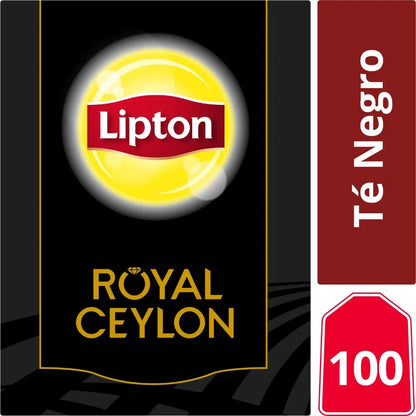Té Negro Lipton Royal Ceylon 100 Bolsitas