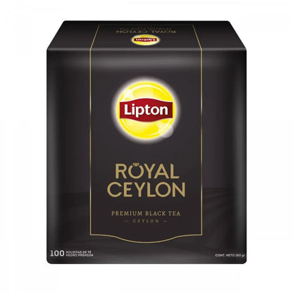 Té Negro Lipton Royal Ceylon 100 Bolsitas