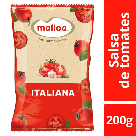 Salsa de Tomate Italiana Malloa 200 g