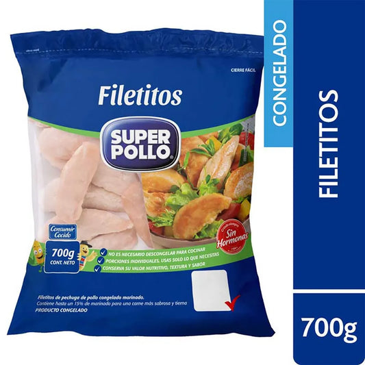 Filetitos de Pechuga Congelado 700 g