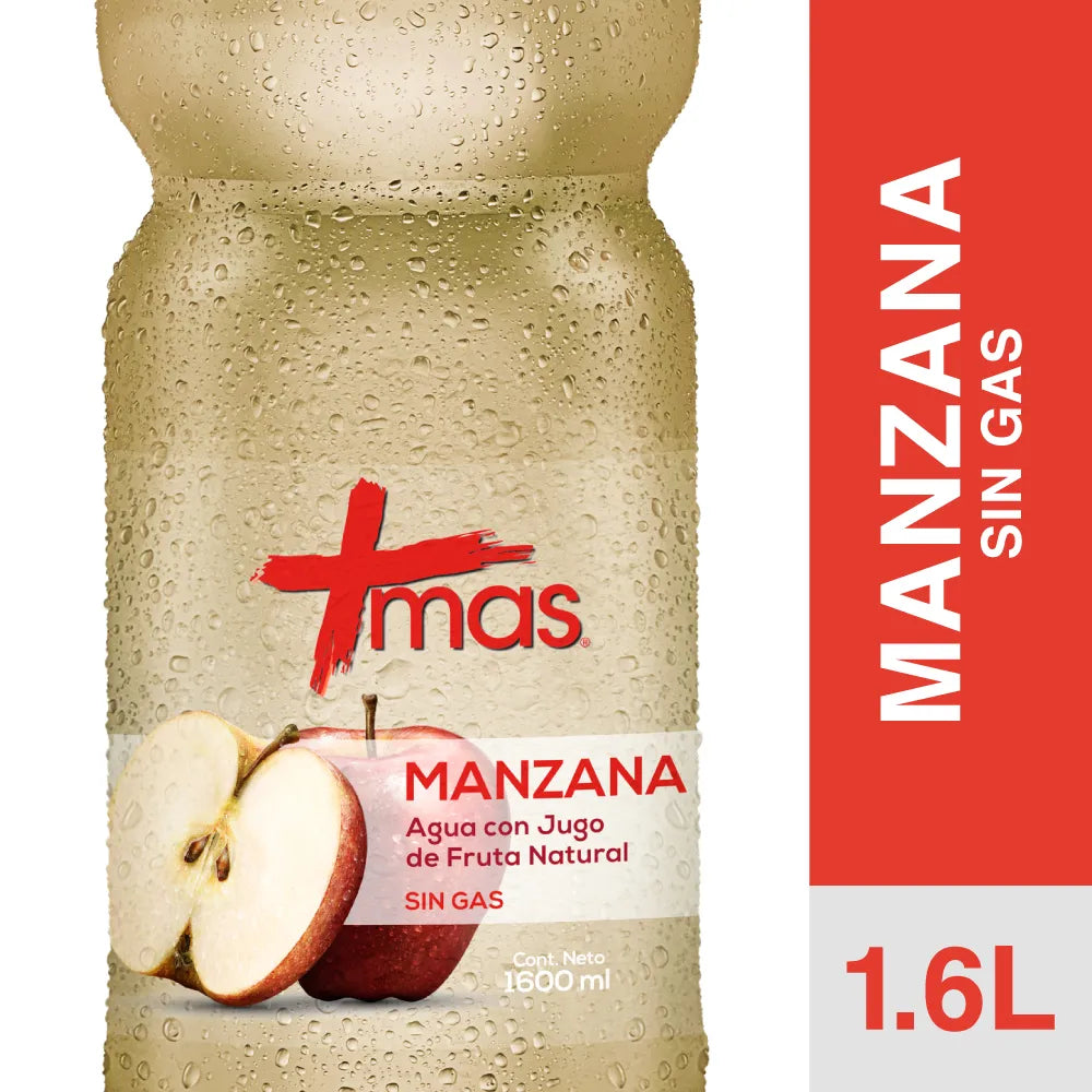 Agua Saborizada Cachantun Más Manzana 1.6 Lt