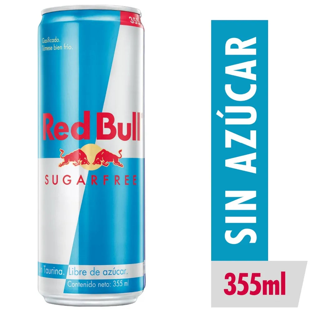 Bebida Energética Sin Azúcar Red Bull  355  Ml