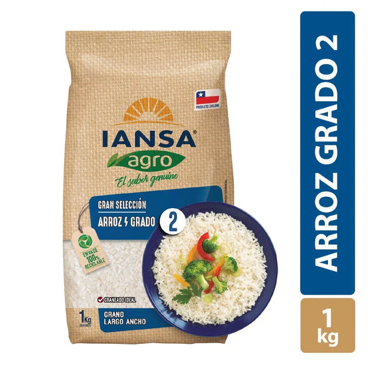 Arroz Iansa Agro Largo Grado 2 1 Kg