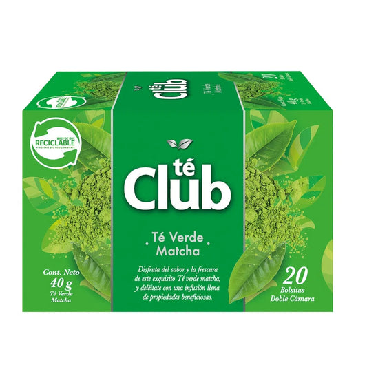 Té Club Verde Matcha 20 Un