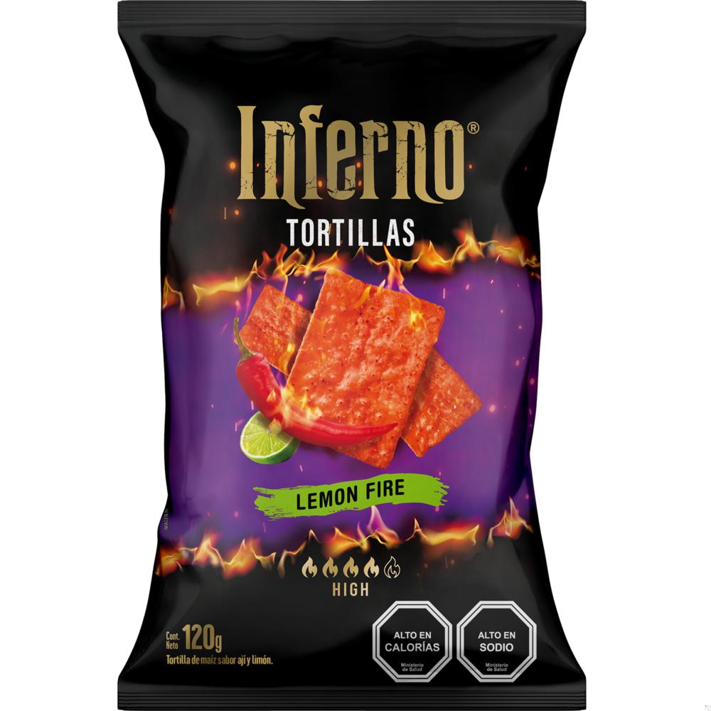 Tortillas Lemon Fire Inferno 120 g