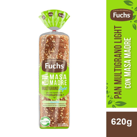 Pan de Molde Multigrano Light Fuchs 620g