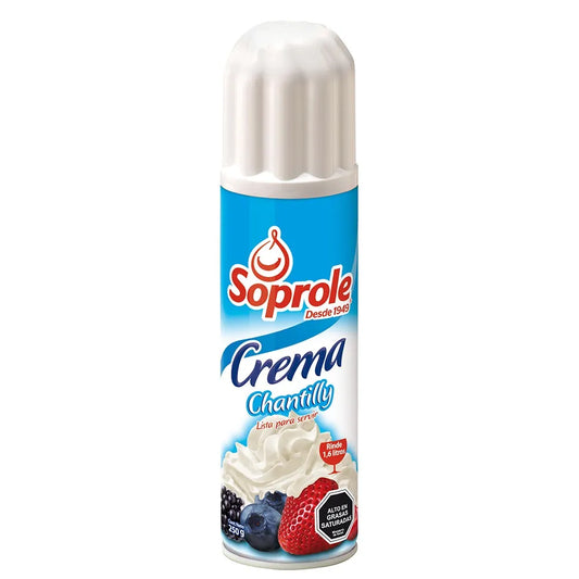 Chantilly Spray Light Soprole 250 Gr