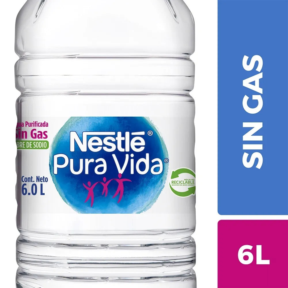 Agua Nestlé Pure Life 6.0 L