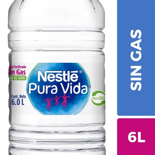 Agua Nestlé Pure Life 6.0 L