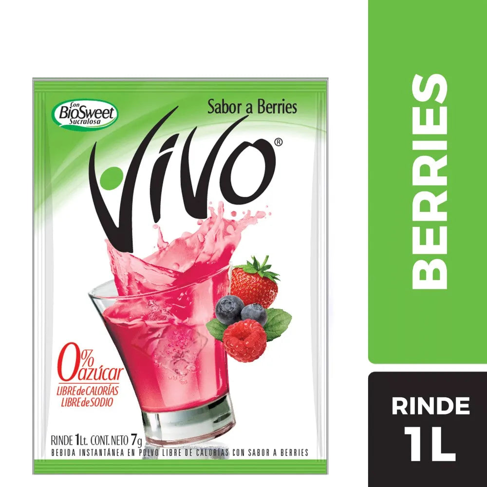 Jugo en Polvo Berries 8 Gr