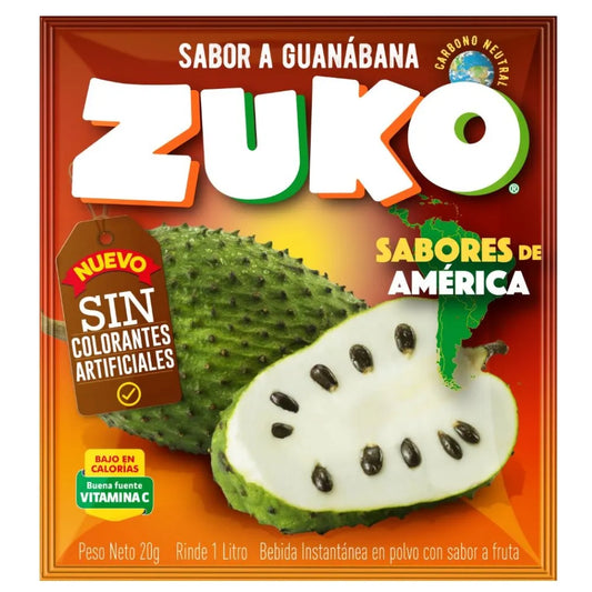 Jugo en Polvo Zuko Guanabana 20 Gr