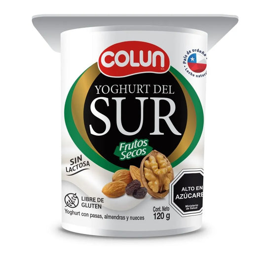 Yoghurt Del Sur Colun Frutos Secos 120 Gr