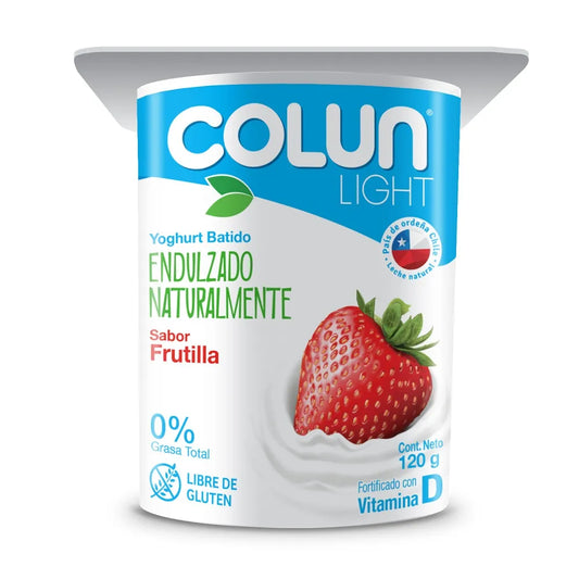 Yoghurt Light Colun Frutilla 120 Gr