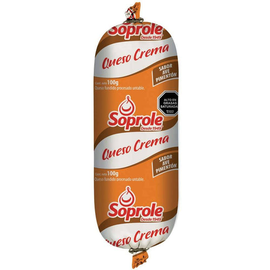 Queso Crema Ave Pimenton Soprole 100 Gr