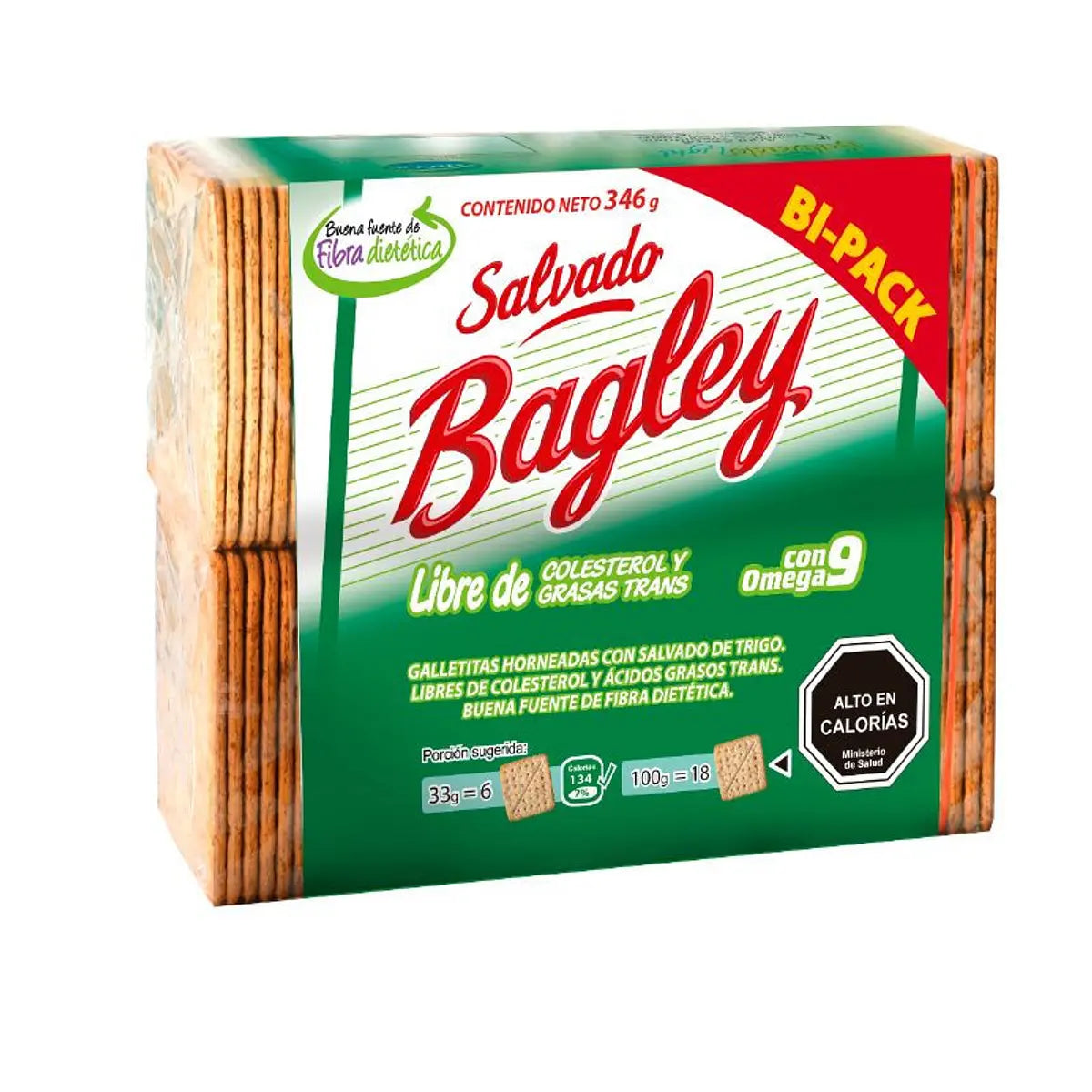 Galleta Salvado Bagley Bipack 346 Gr