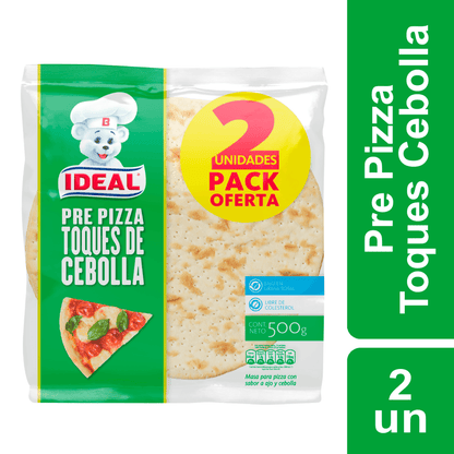 Prepizza Ideal Toques de Cebolla Pack 2 Un
