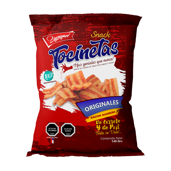 Snack Tocinetas Originales Genymor 140 g