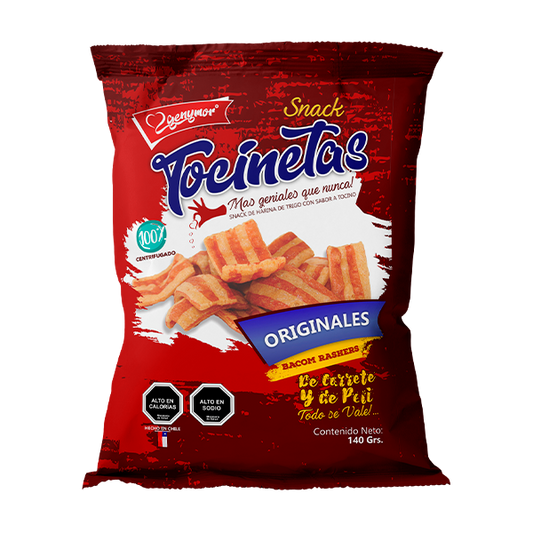 Snack Tocinetas Originales Genymor 140 g