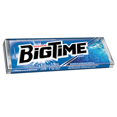 Chicle Bigtime Aqua 11 Gr