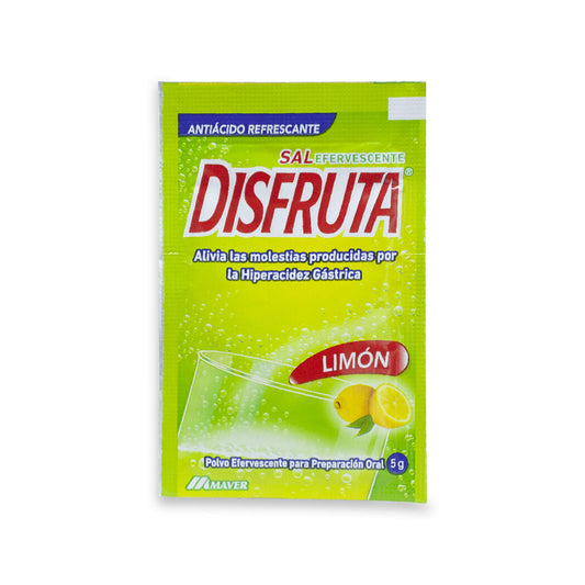 Disfruta Sal Efervescente Limón 5 Gr