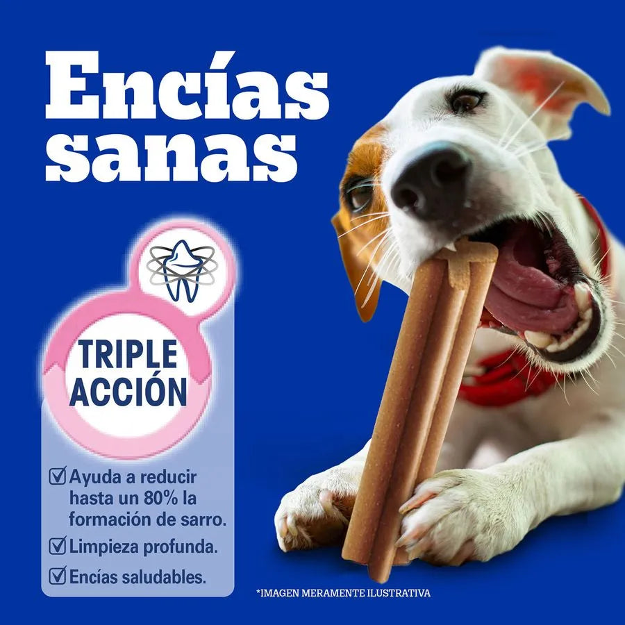 Snack Perro Adulto Pedigree Dentastix Raza Mediana 3 un.