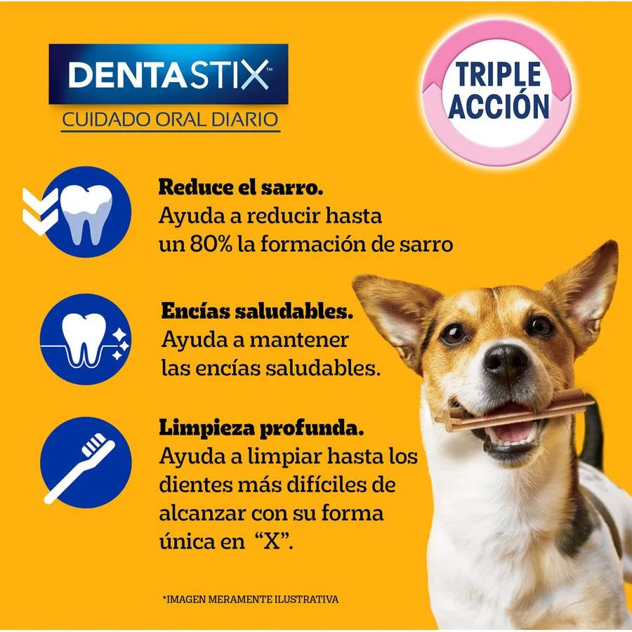 Snack Perro Adulto Pedigree Dentastix Razas Pequeñas 3 un.