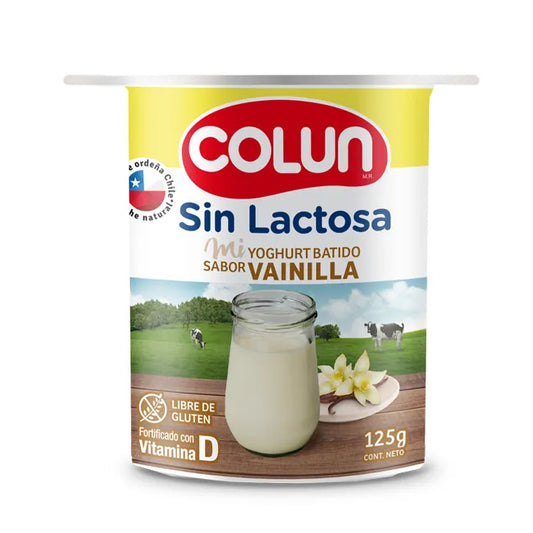 Yoghurt Sin Lactosa Colun Vainilla 125 Gr