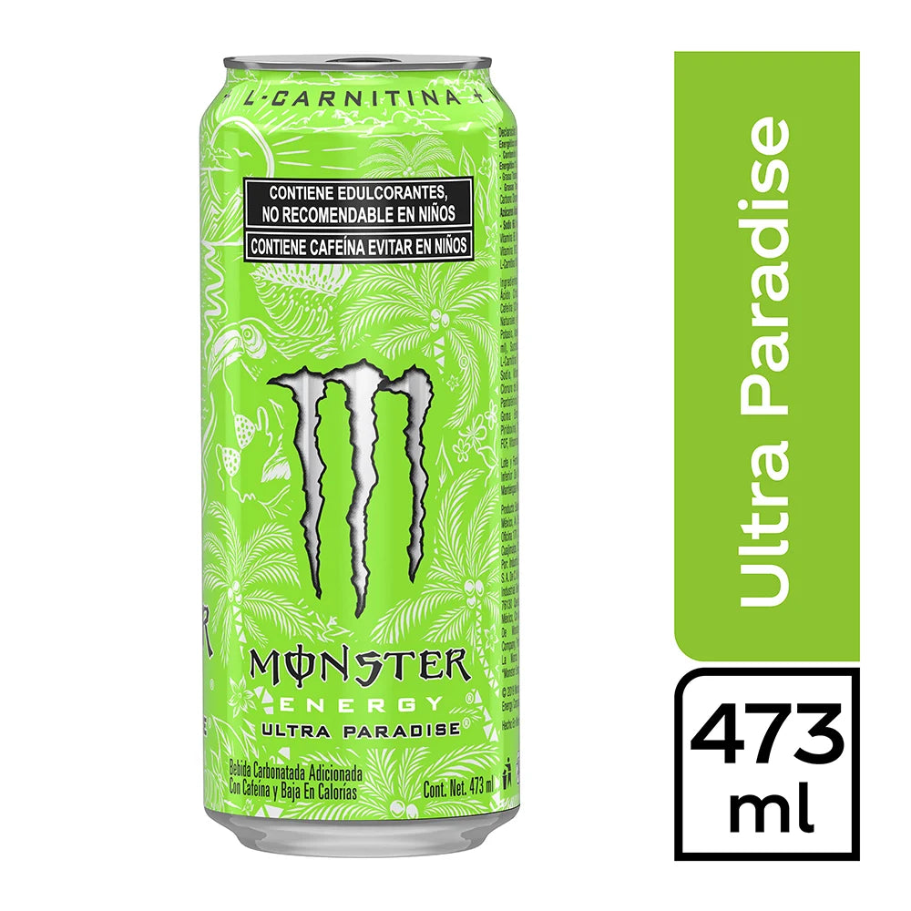 Bebida Energética Ultra Paradise Monster Energy 473 Ml
