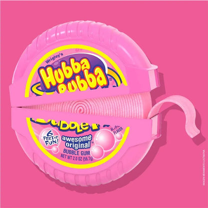Chicle Bubble Tape Sabor Frutas Hubba Bubba 56 g