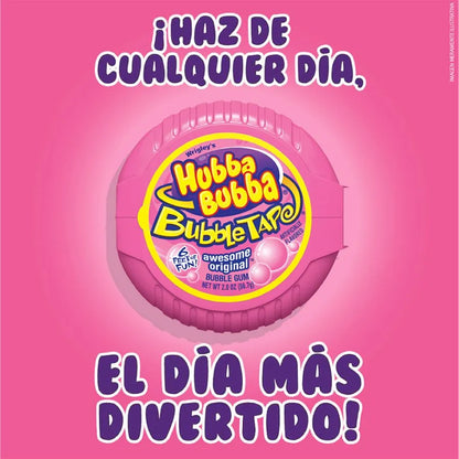 Chicle Bubble Tape Sabor Frutas Hubba Bubba 56 g