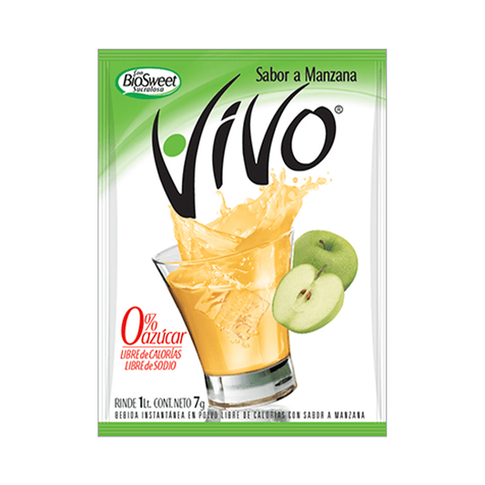 Jugo en Polvo Vivo Manzana 7 Gr