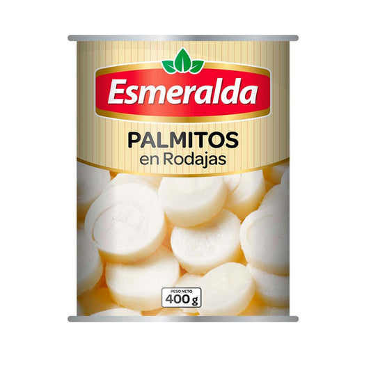 Palmitos en Rodajas Esmeralda 400 Gr