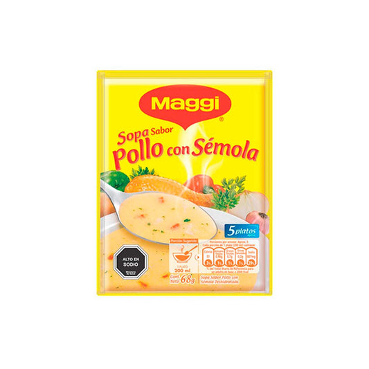 Sopa Pollo con Sémola Maggi 68 Gr