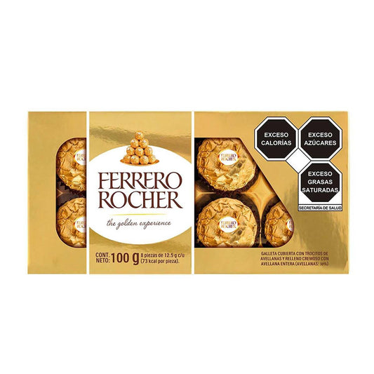 Bombones Ferrero Rocher 8 Un 100 Gr