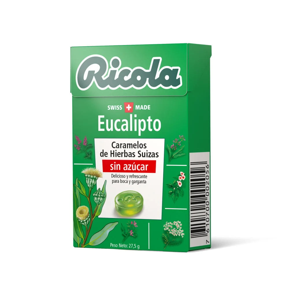 Ricola Eucalipto/Ricola Sin Azúcar 27 Gr