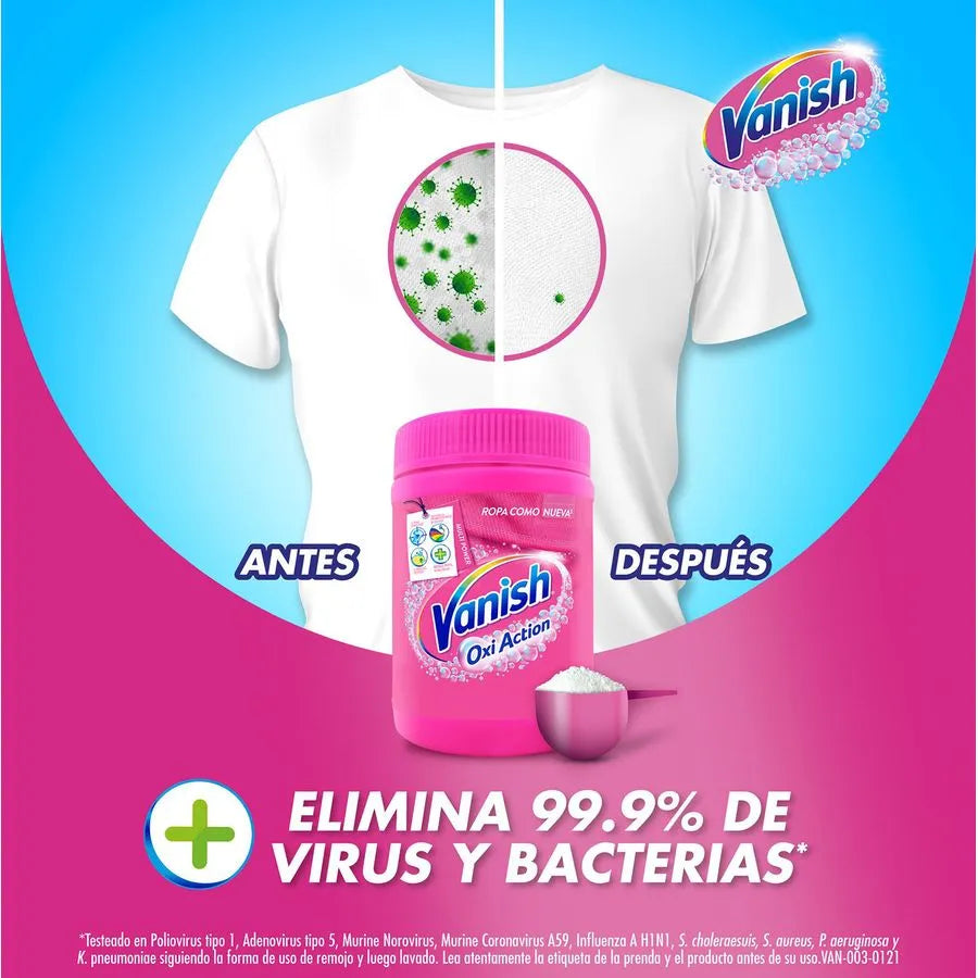 Quitamanchas Vanish Polvo Rosa Doypack 100 g