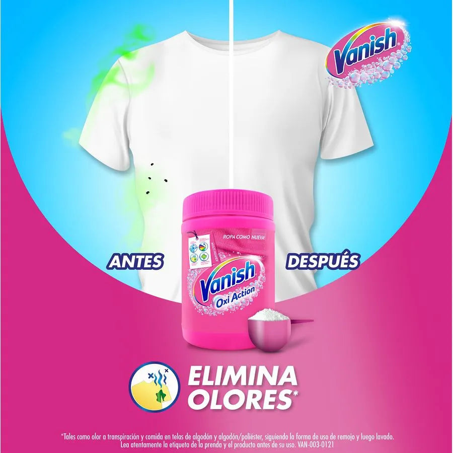 Quitamanchas Vanish Polvo Rosa Doypack 100 g
