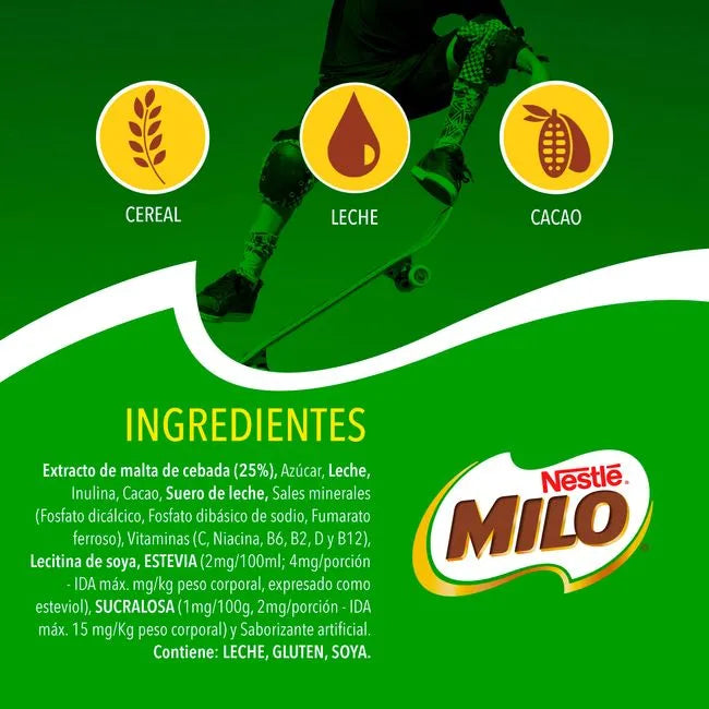 Saborizante Chocolate para Leche Milo 1 Kg