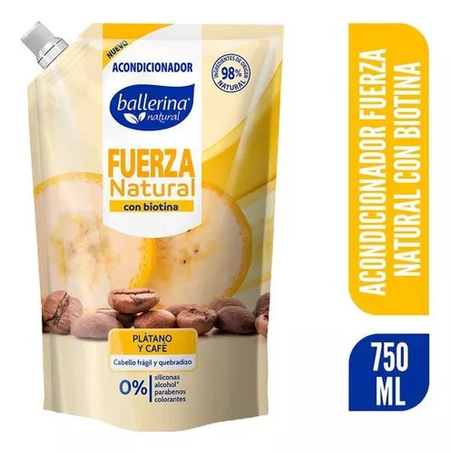 Acondicionador Ballerina Natural Biotina 750 Ml