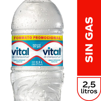 Agua Mineral Vital Sin Gas 2.5 L