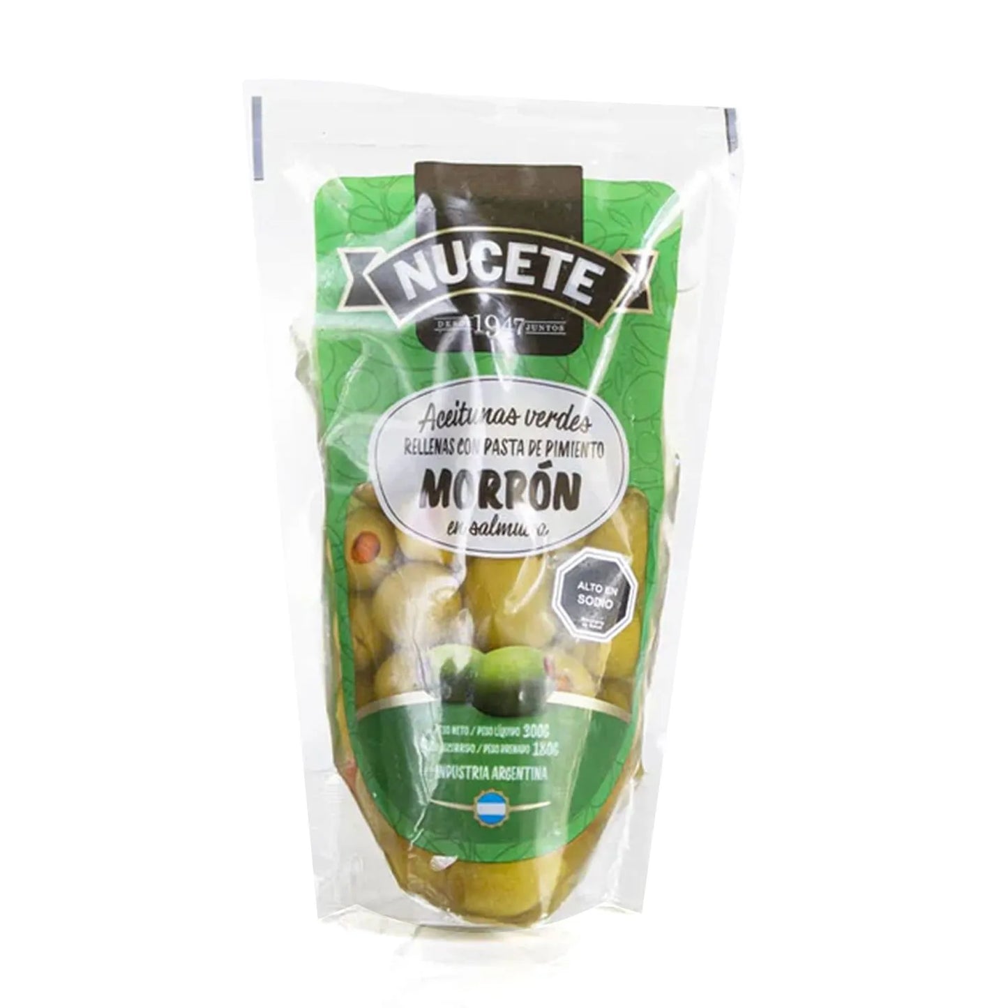 Aceitunas Rellenas con Pimentón Nucete 300 Gr