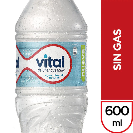 Agua Mineral Vital Sin Gas 600 Ml
