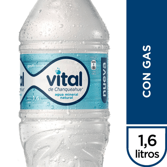 Agua Mineral Vital Gasificada 1.6 Lt
