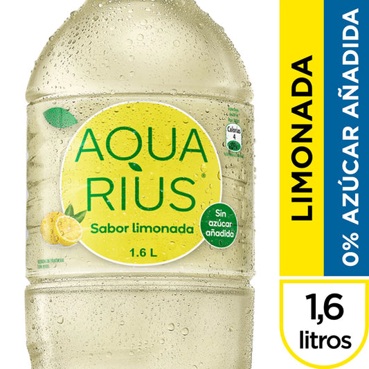 Agua Saborizada Aquarius Limonada 1.6 Lt
