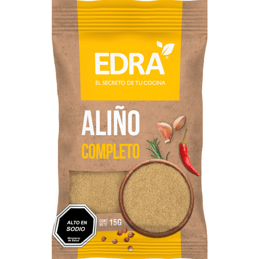 Aliño Completo En Sobre Edra 15 Gr