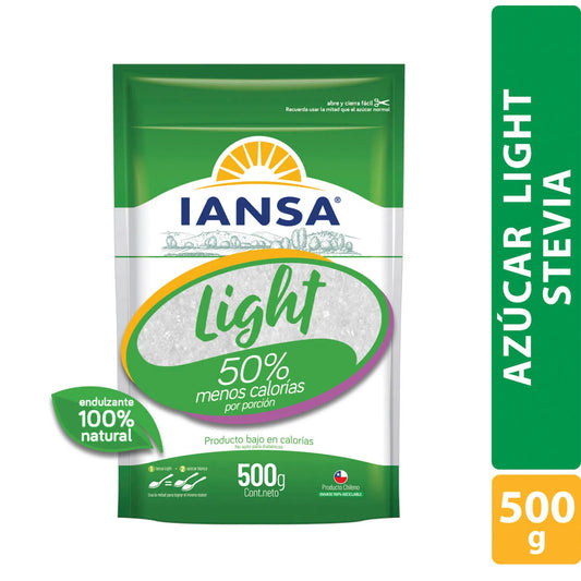 Azúcar Light Stevia Iansa 500 Gr