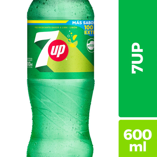 Bebida 7 UP Limón 600 ml