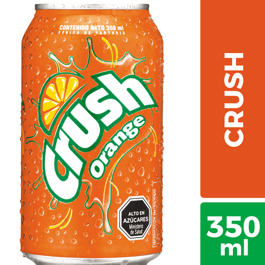 Bebida Lata Crush Orange 350 Ml