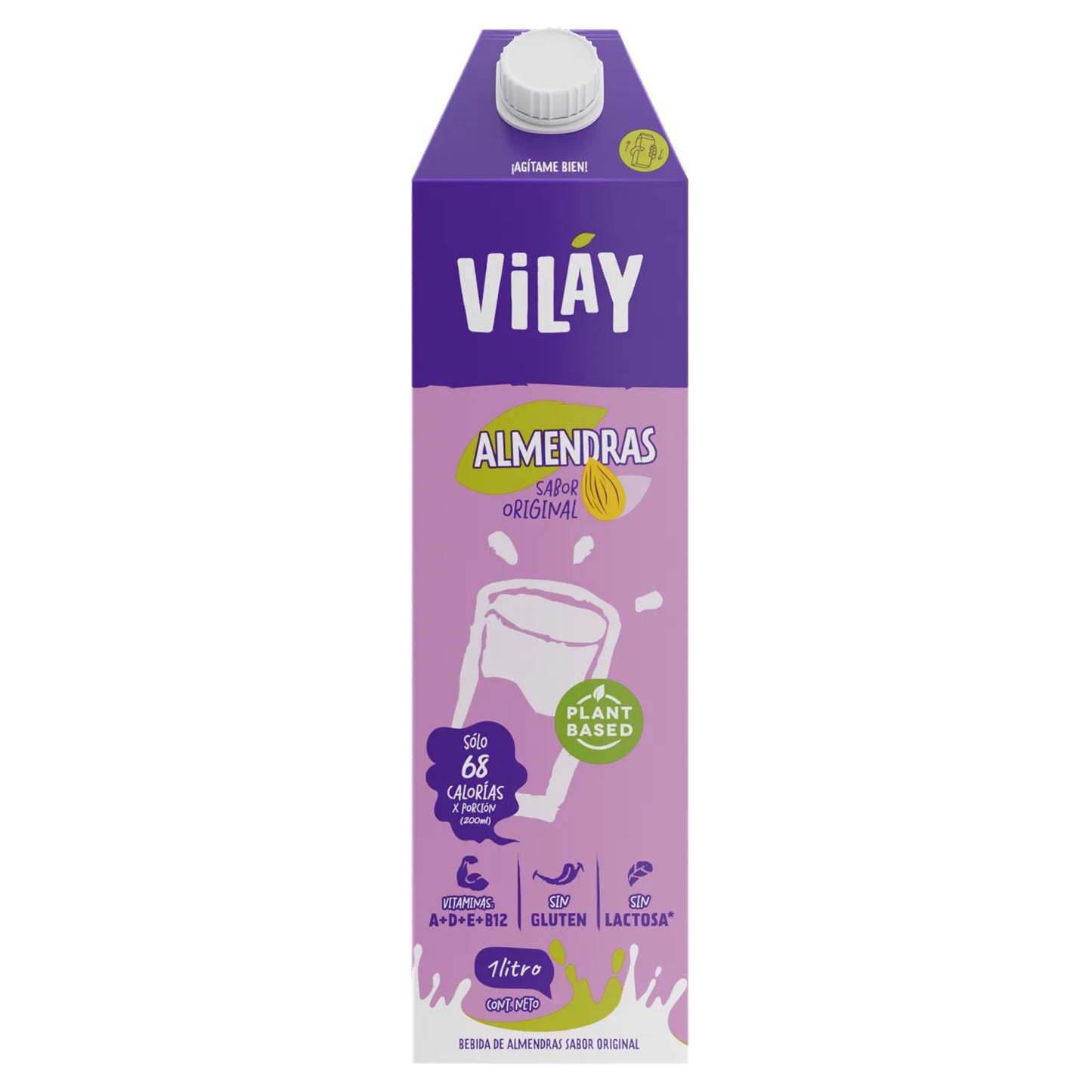 Bebida Vegetal Vilay Almendras Sabor Original 1 Lt